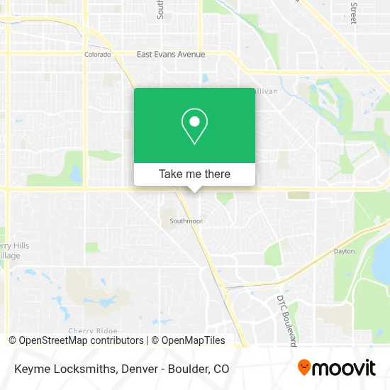 Keyme Locksmiths map
