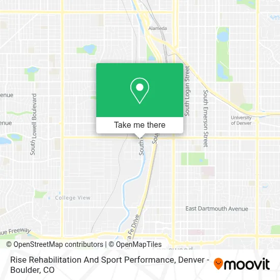 Rise Rehabilitation And Sport Performance map