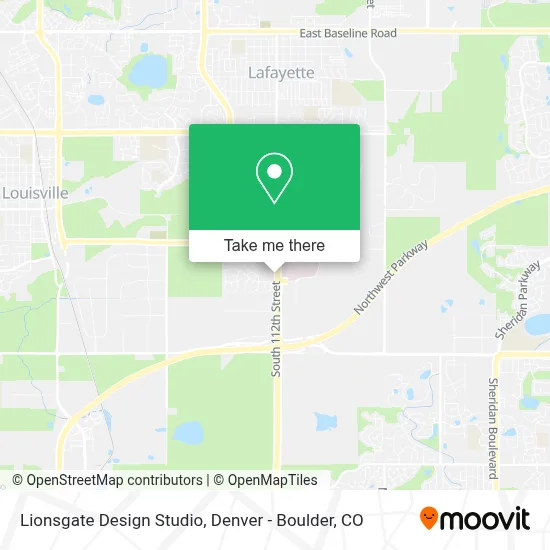 Lionsgate Design Studio map