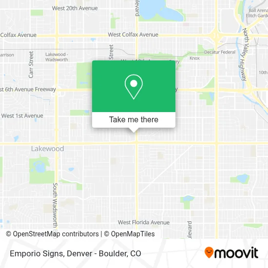 Emporio Signs map