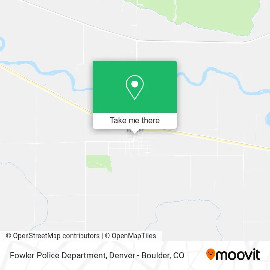 Fowler Police Department map