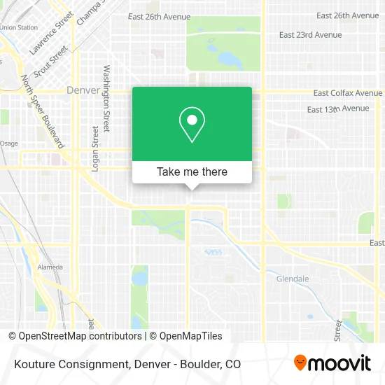 Kouture Consignment map