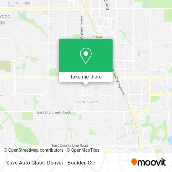 Save Auto Glass map