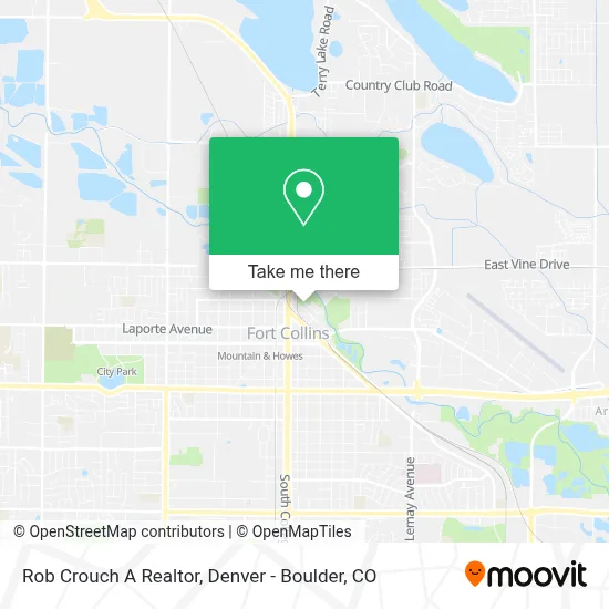 Rob Crouch A Realtor map