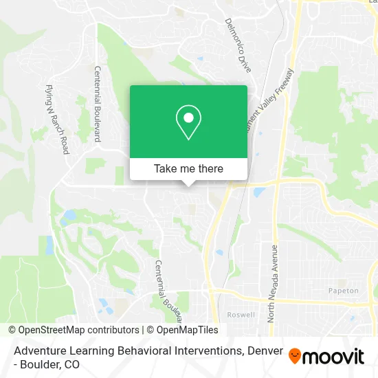 Adventure Learning Behavioral Interventions map