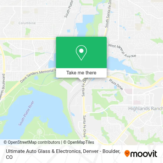 Ultimate Auto Glass & Electronics map