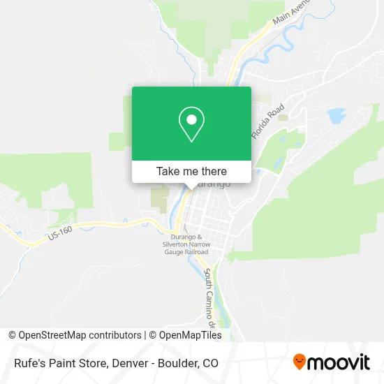 Rufe's Paint Store map