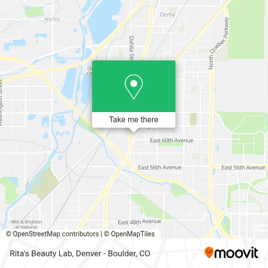 Rita's Beauty Lab map