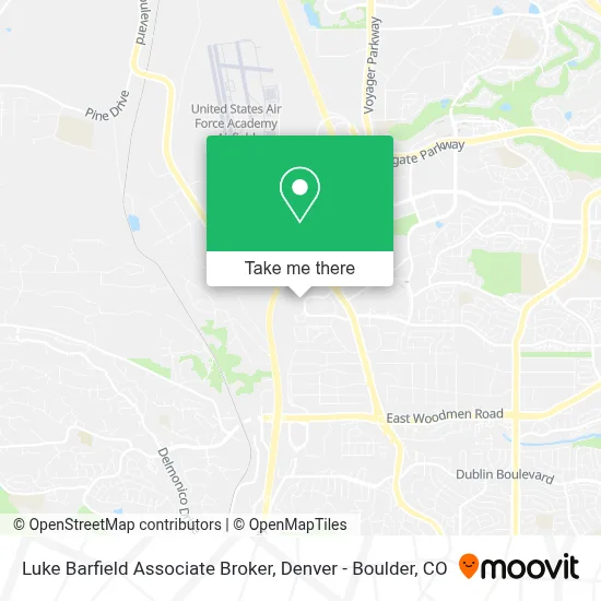 Luke Barfield Associate Broker map