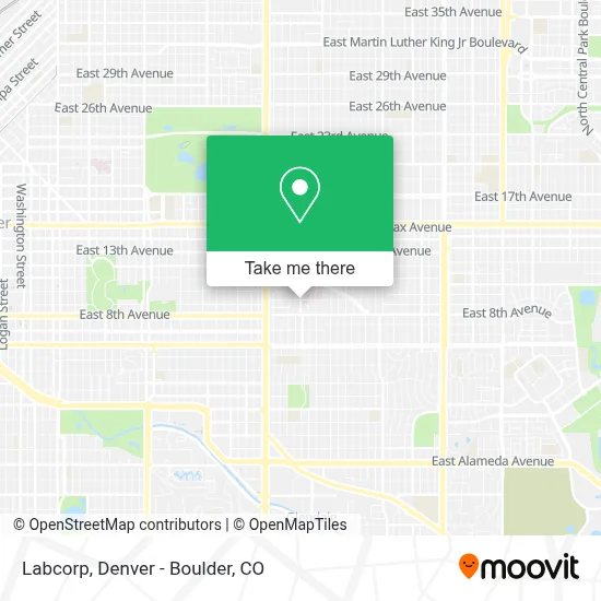 Labcorp map