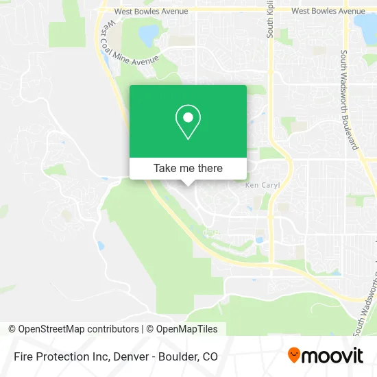 Fire Protection Inc map