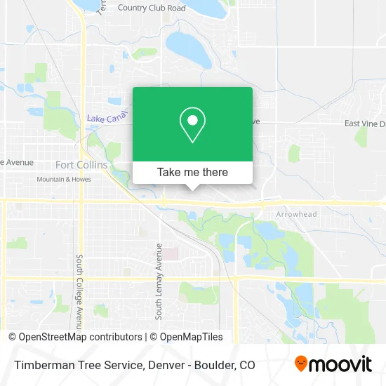 Timberman Tree Service map