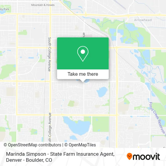 Marinda Simpson - State Farm Insurance Agent map