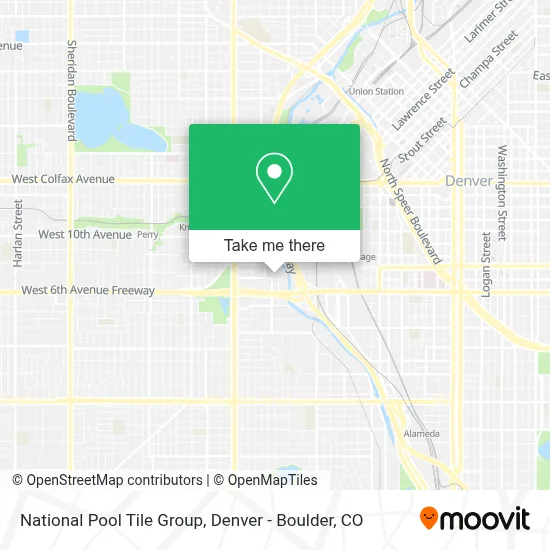 National Pool Tile Group map