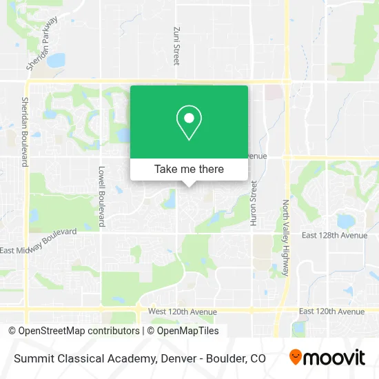 Summit Classical Academy map