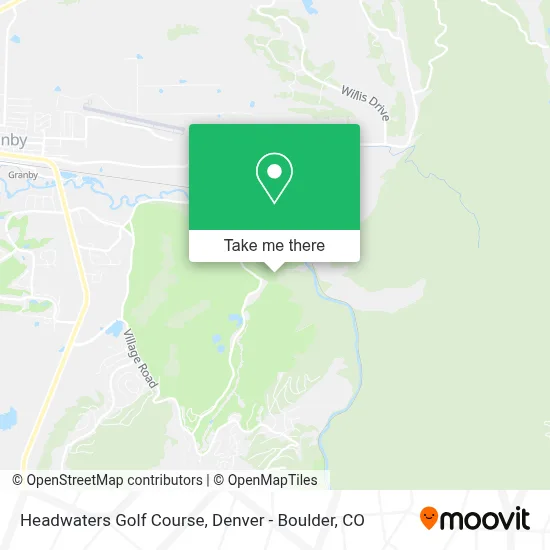 Headwaters Golf Course map