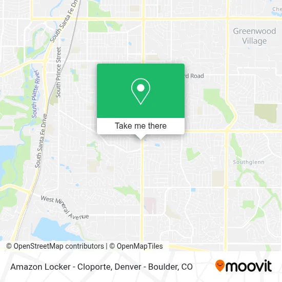 Amazon Locker - Cloporte map