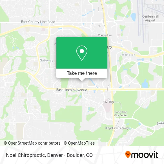 Noel Chiropractic map