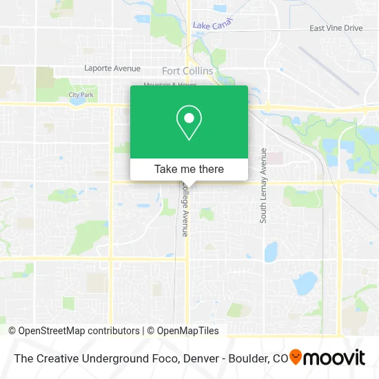 The Creative Underground Foco map