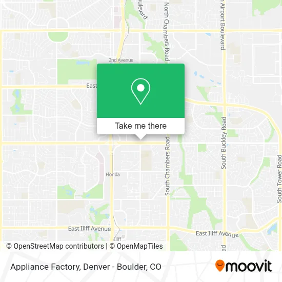 Appliance Factory map
