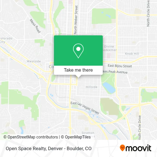 Open Space Realty map
