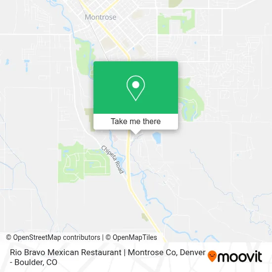 Rio Bravo Mexican Restaurant | Montrose Co map