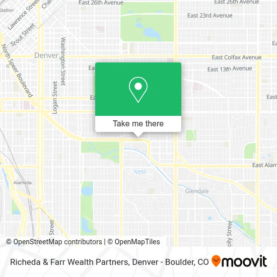 Richeda & Farr Wealth Partners map