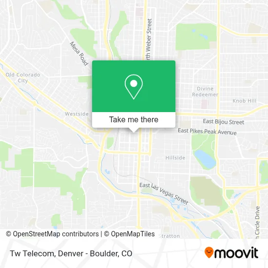 Tw Telecom map