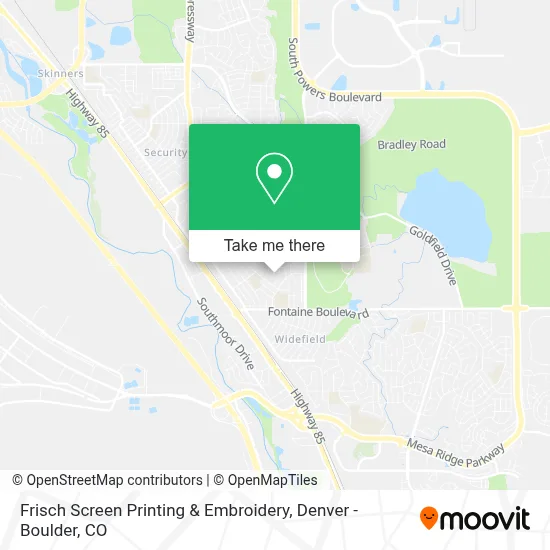 Frisch Screen Printing & Embroidery map