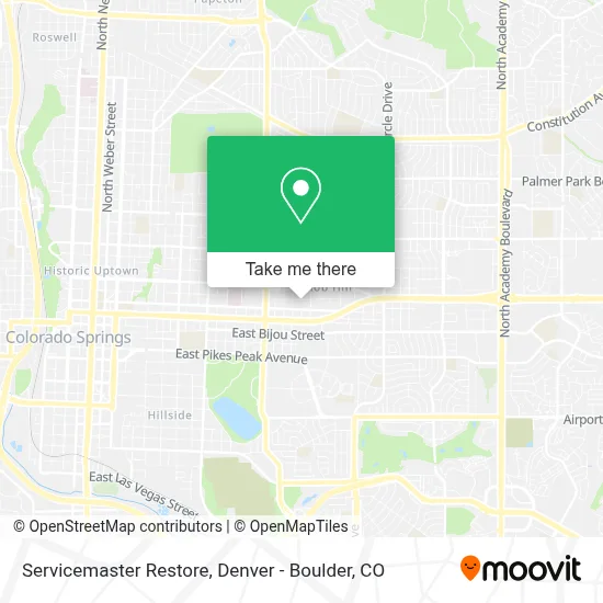 Servicemaster Restore map