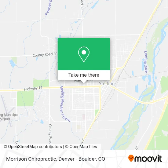 Morrison Chiropractic map