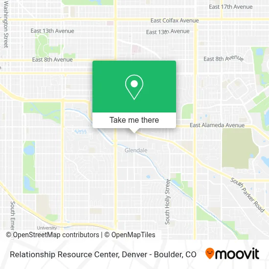 Relationship Resource Center map