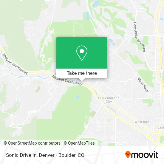 Sonic Drive In map