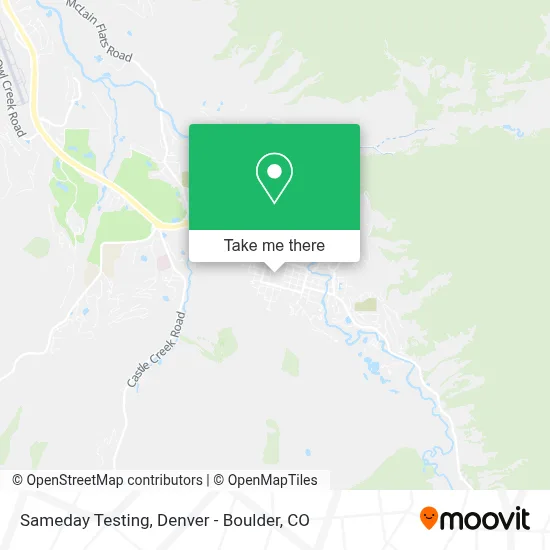 Sameday Testing map