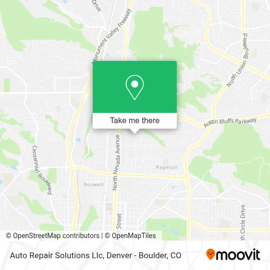 Auto Repair Solutions Llc map