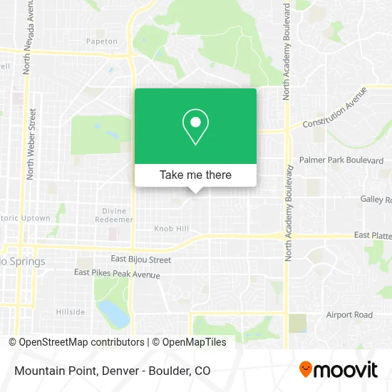 Mountain Point map
