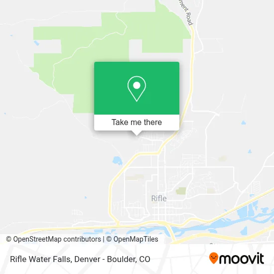 Rifle Water Falls map