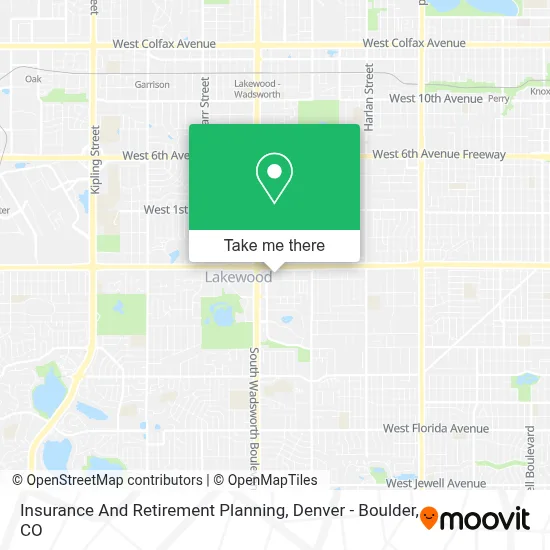 Insurance And Retirement Planning map