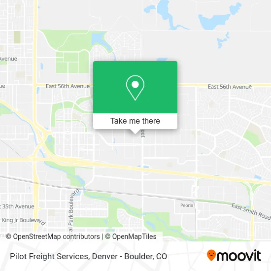 Pilot Freight Services map