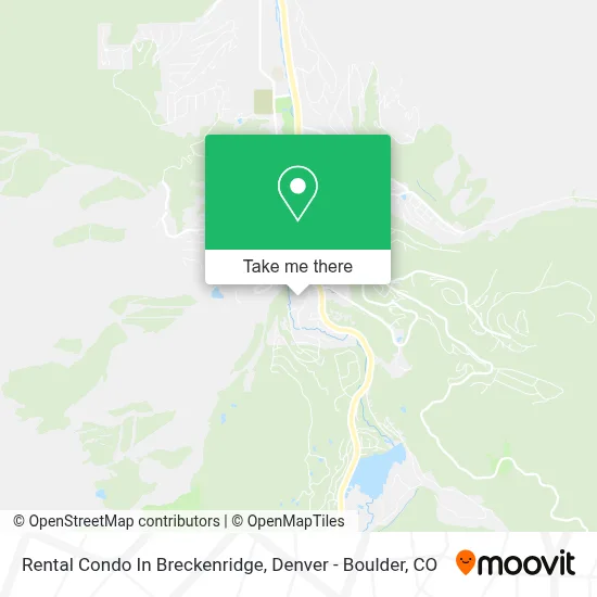 Rental Condo In Breckenridge map