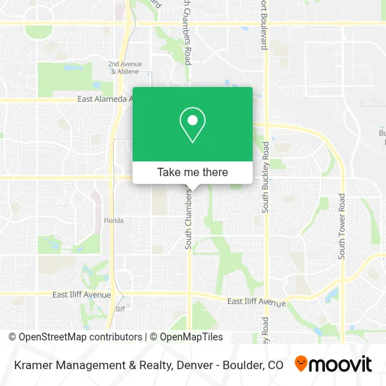 Kramer Management & Realty map