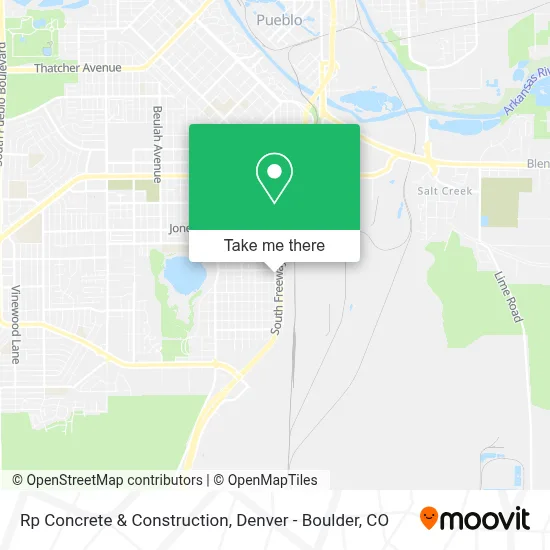 Rp Concrete & Construction map