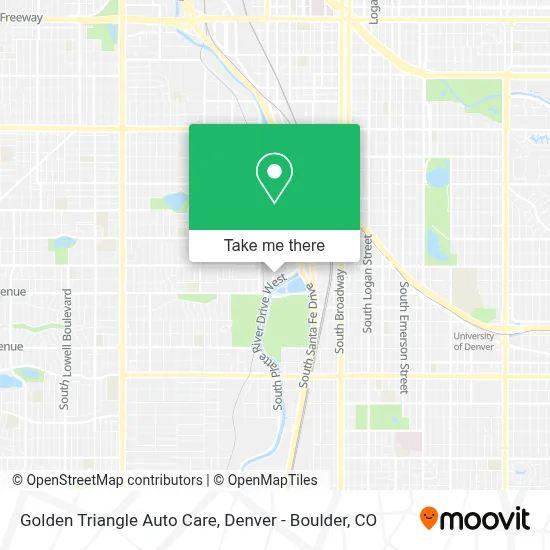 Golden Triangle Auto Care map