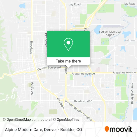 Alpine Modern Cafe map