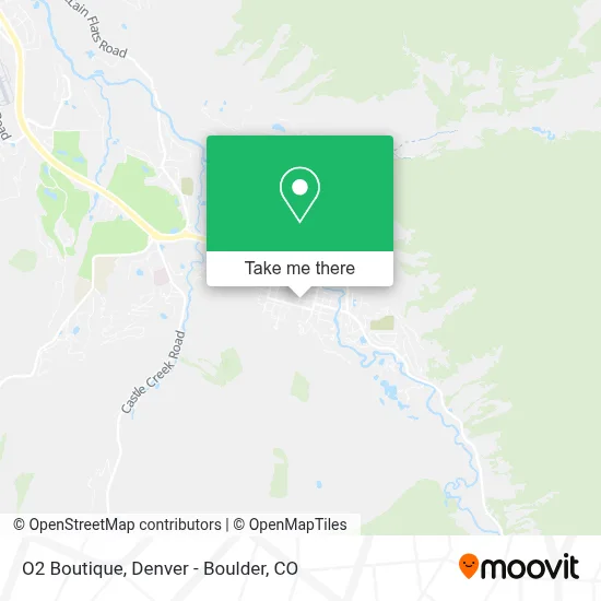 O2 Boutique map