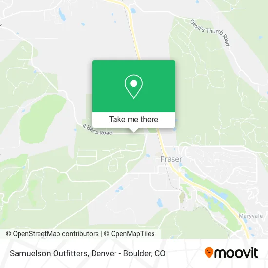 Samuelson Outfitters map