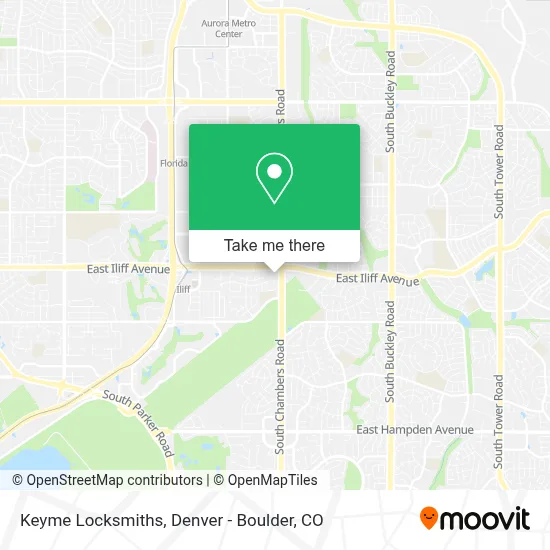Keyme Locksmiths map