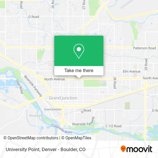 University Point map
