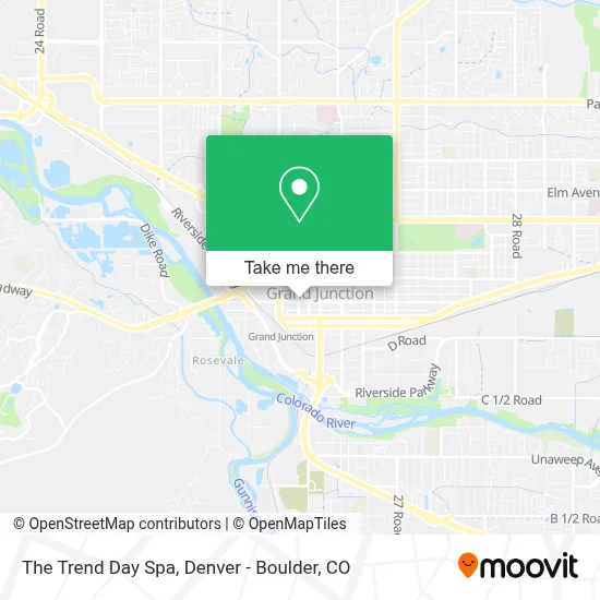 The Trend Day Spa map