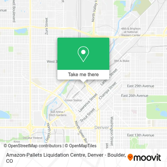 Amazon-Pallets Liquidation Centre map